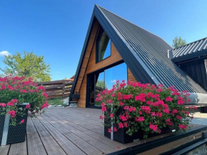 Rustic villa Roza with outdoor pool in Kupjak